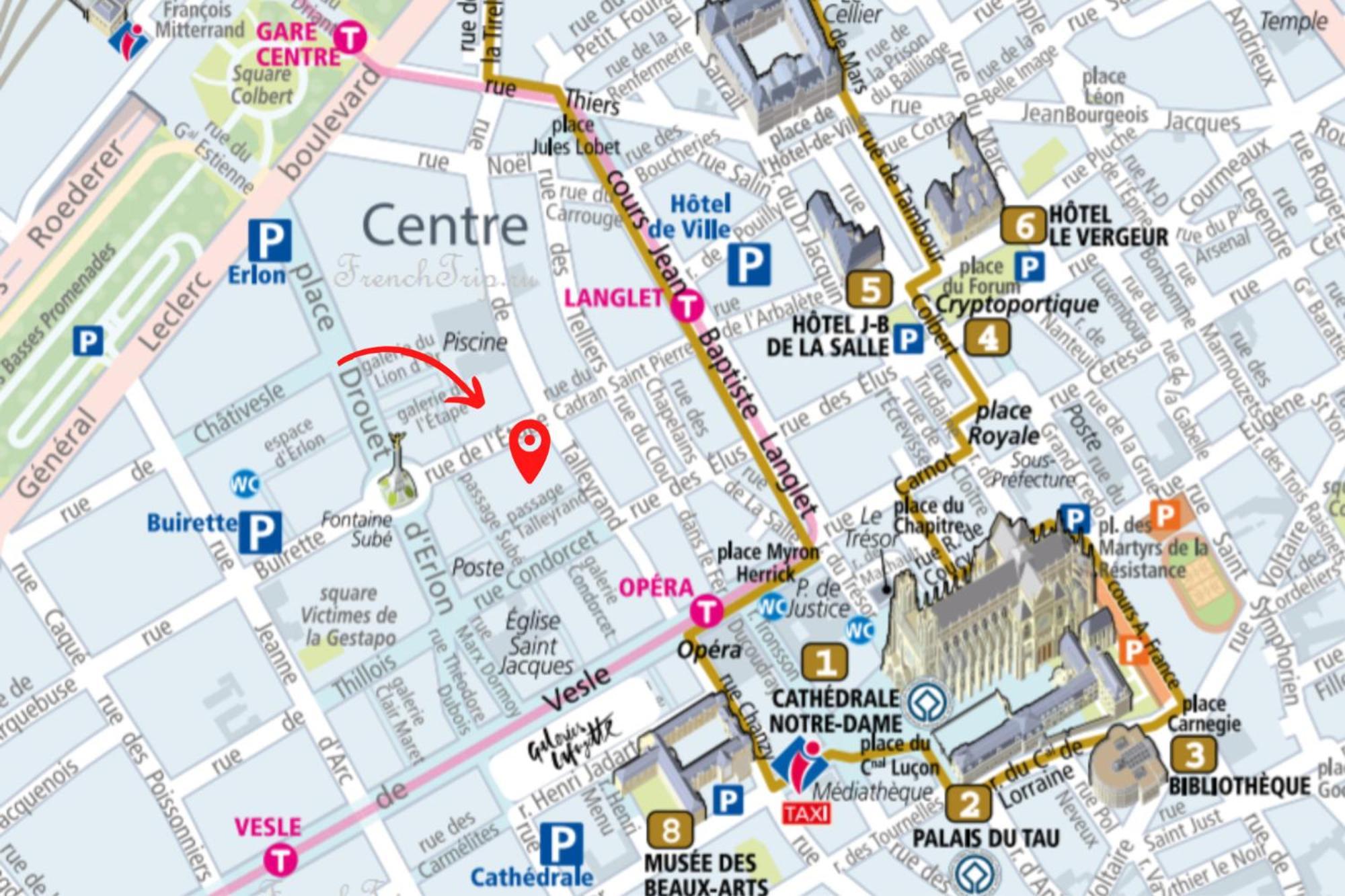 Passage Secret - Ideal Pro, Couples, Familles & Amis - Le Calme En Hypercentre - Wifi Debit - Netflix - Machine A Laver - Gare, Cathedrale, Commerces, Restaurants & Transports En Commun A Moins De 10 Minutes A Pied Apartment