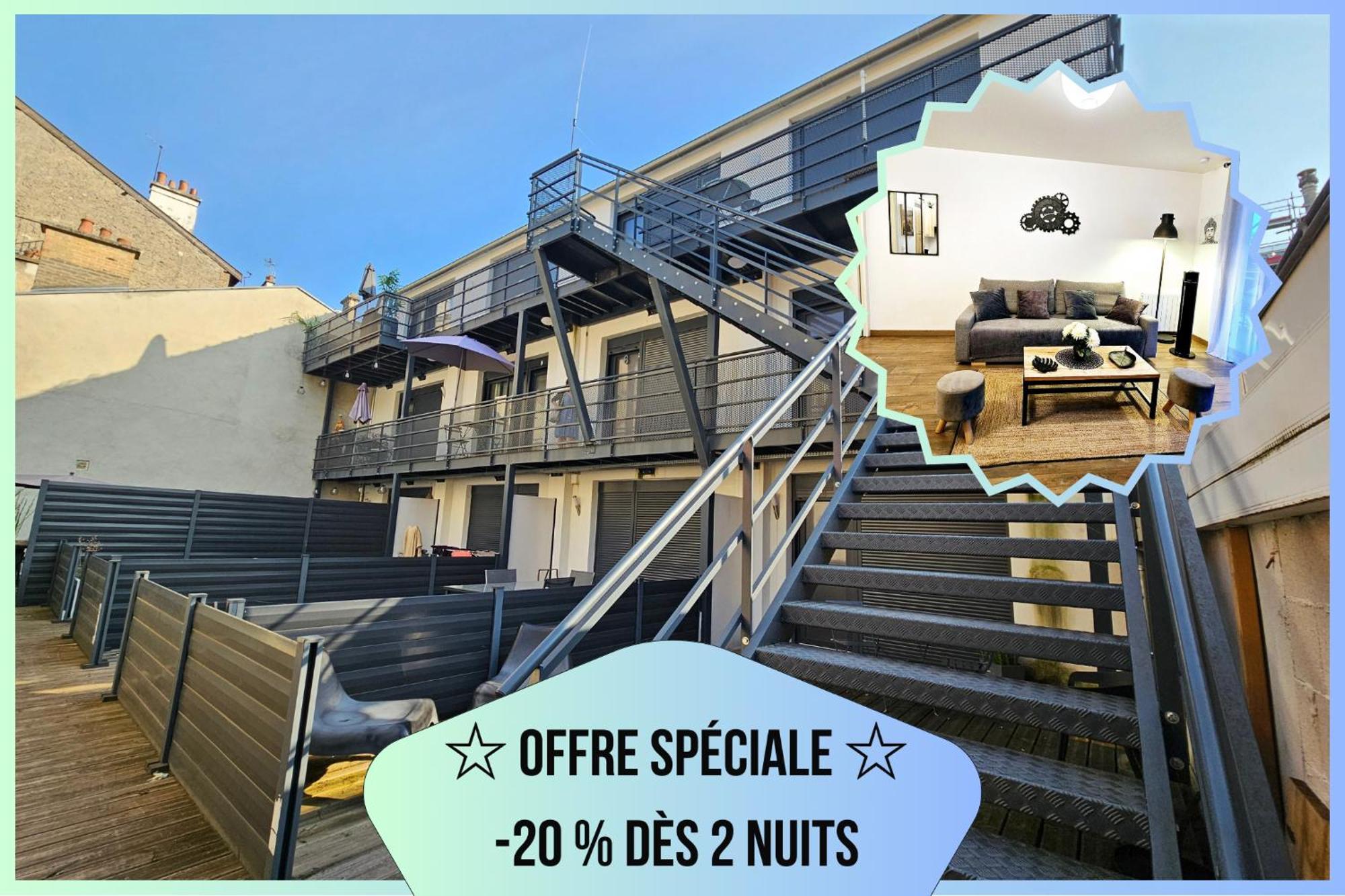 Passage Secret - Ideal Pro, Couples, Familles & Amis - Le Calme En Hypercentre - Wifi Debit - Netflix - Machine A Laver - Gare, Cathedrale, Commerces, Restaurants & Transports En Commun A Moins De 10 Minutes A Pied * Reims