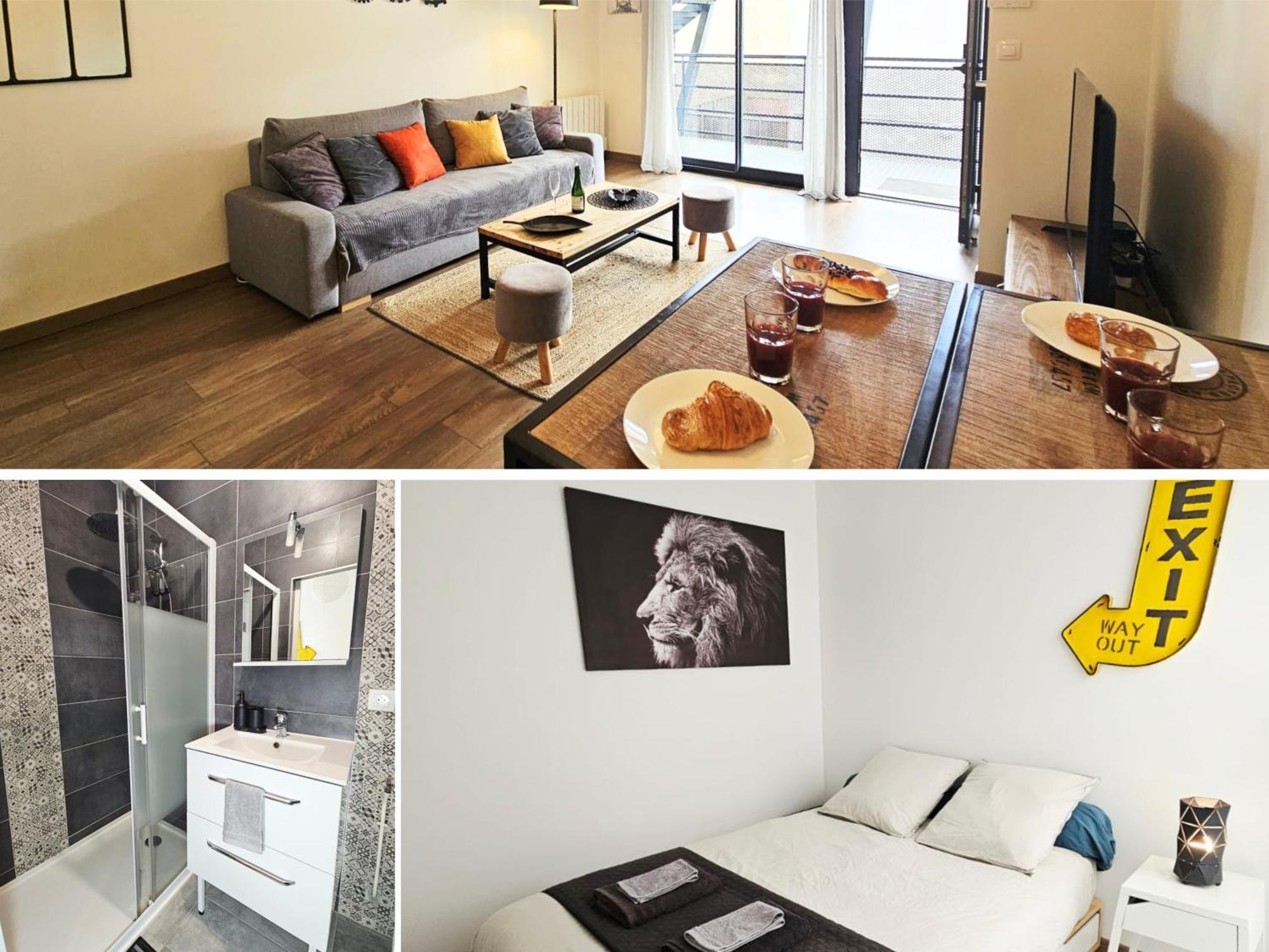 Passage Secret - Ideal Pro, Couples, Familles & Amis - Le Calme En Hypercentre - Wifi Debit - Netflix - Machine A Laver - Gare, Cathedrale, Commerces, Restaurants & Transports En Commun A Moins De 10 Minutes A Pied *