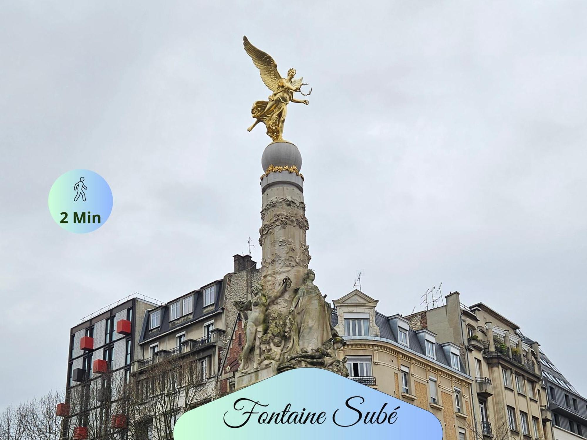 Passage Secret - Ideal Pro, Couples, Familles & Amis - Le Calme En Hypercentre - Wifi Debit - Netflix - Machine A Laver - Gare, Cathedrale, Commerces, Restaurants & Transports En Commun A Moins De 10 Minutes A Pied Reims